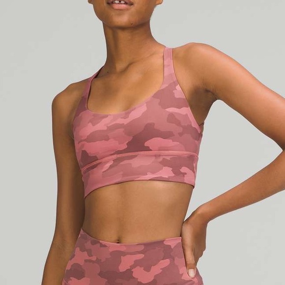 Lululemon Free to be longline bra pink camo - Picture 5 of 7